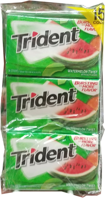Trident Watermelon Tw Bubble Gum, 1 Pound