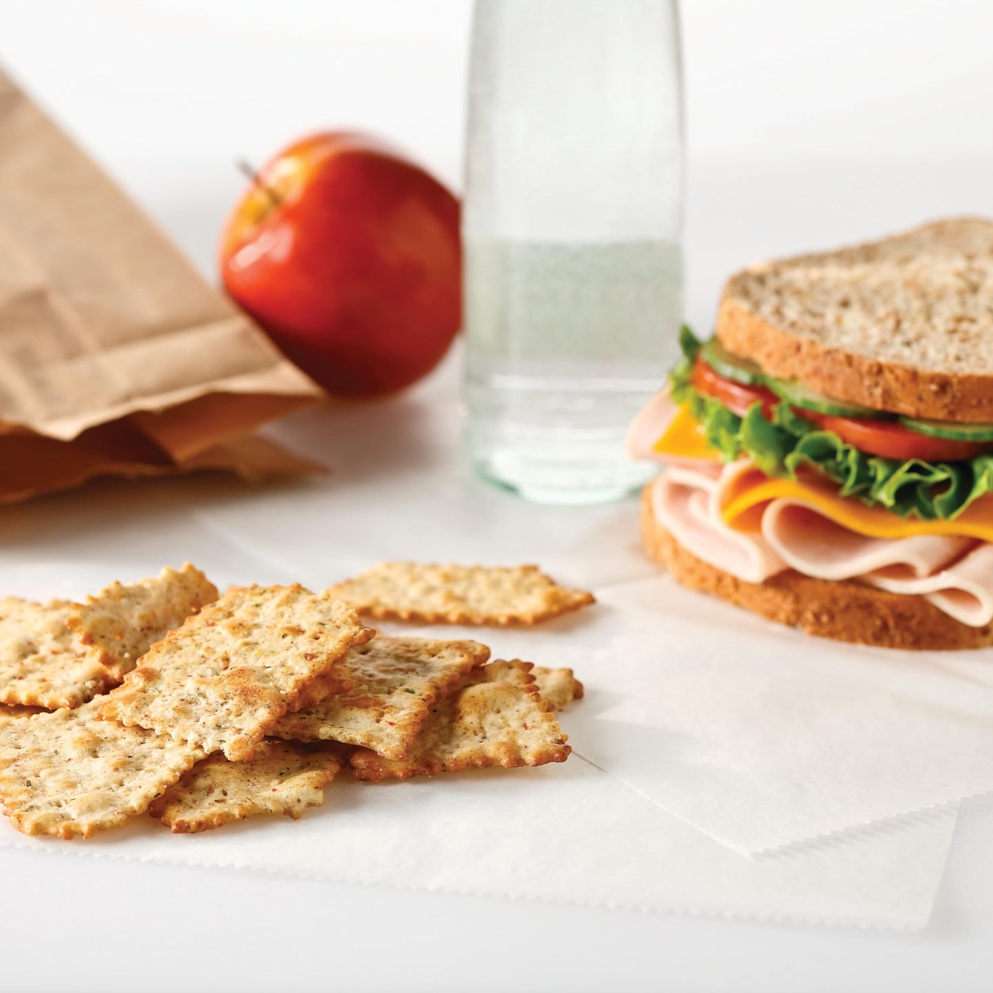 Nabisco Veggie Whole Grain Wheat Chips, Whole Grain Wheat Crackers, 60-1.75 Oz Snack Packs