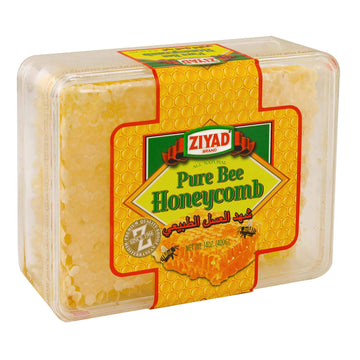Ziyad Raw All-Natural Honeycomb, 100% Pure Unfiltered Honey Comb, 100% All-Natural, No Additives, No Preservatives, From The Tur