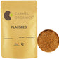 CARMEL ORGANICS Flax Seeds Whole 7.5 Ounce - Non-GMO Superfood for Smoothies, Baking & Healthy Recipes, High in Omega-3