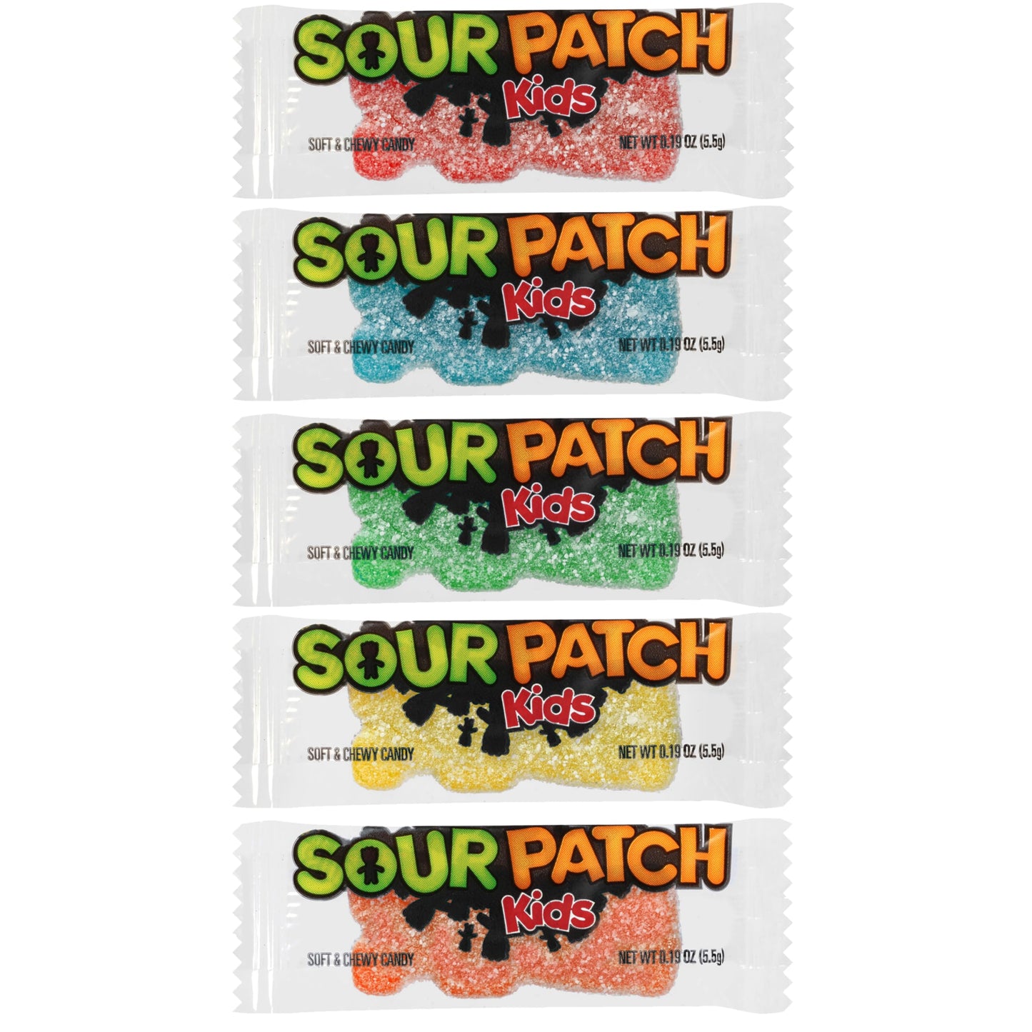 SOUR PATCH KIDS Big Kids Individually Wrapped Soft & Chewy Candy, Bulk Candy, 240 Count Box
