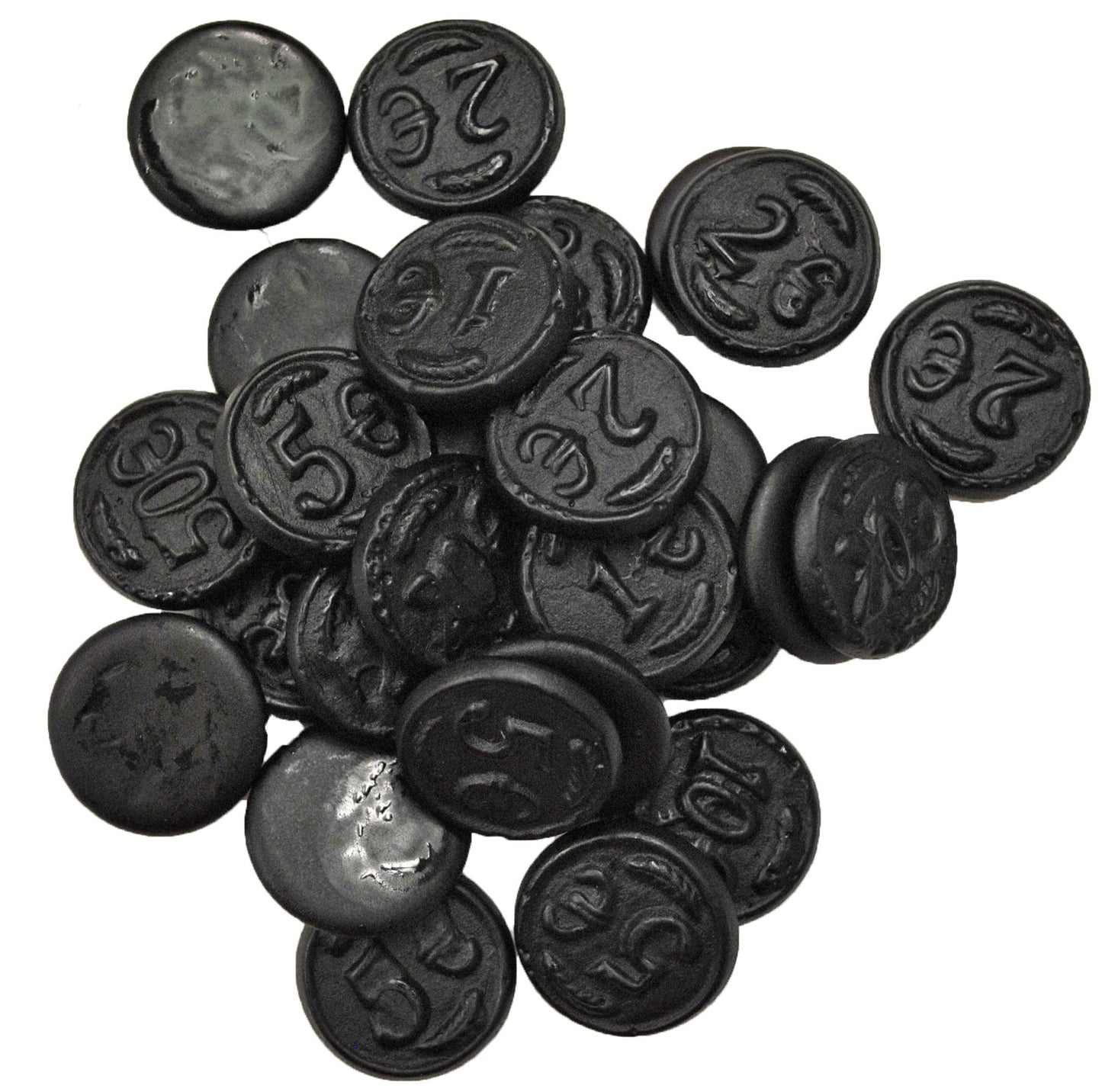 SweetGourmet Gustafs Premium Dutch Licorice Salted Coins Bulk Candy 2.2 lbs