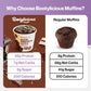 Bootylicious | High-Protein Muffin | Chocolate Lovers | 25g Protein, 7g Net Carbs, Low Glycemic Index, 12-Pack