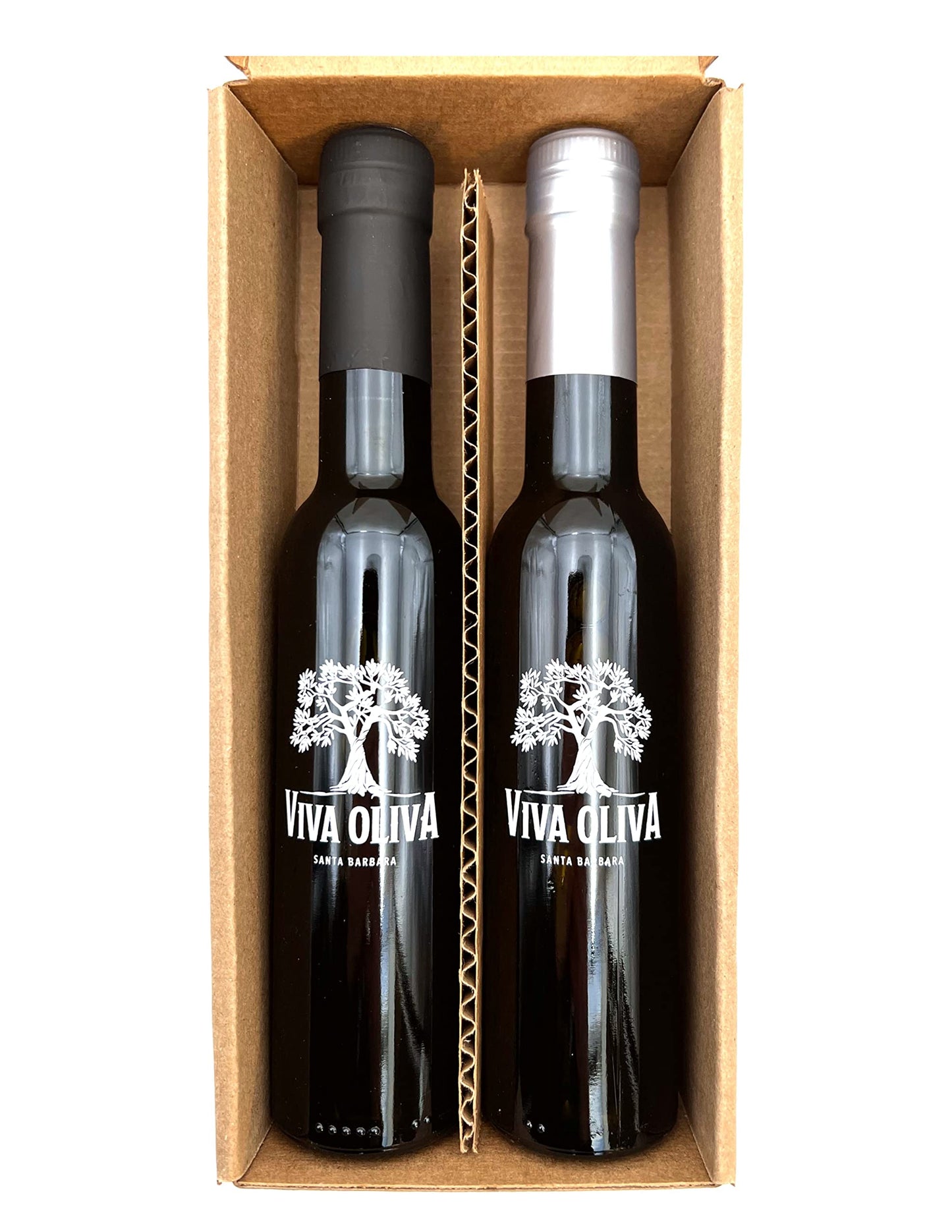 Viva Oliva Two 200Ml (6.8Oz) Variety Gift Set - Wild Mushroom & Sage Infused Olive Oil And Grapefruit White Balsamic Vinegar - Enhanced Quality - 100% Natural