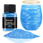 NiHome Edible Food-Grade Glimmer Powder Glitter Luster Dust Metallic Food Decorating Sprinkle Glimmery Dust for Drink Wine Beverage Cake Candy Dessert Bakery Restaurant Vegan (0.18oz/5g  Blue)