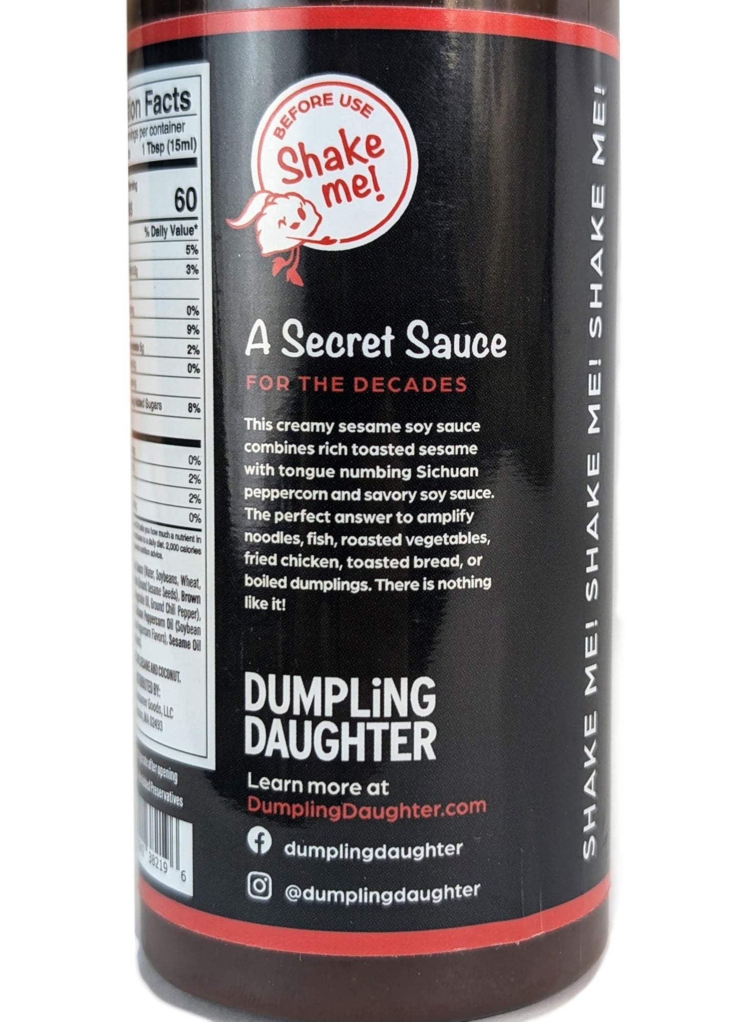 Dumpling Daughter - Sichuan Sesame Soy (8 Oz) - Szechuan Sauce With Toasted Sesame And Soy Sauce