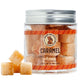 Bear Necessities Gourmet Sugar Cubes – Caramel Infused Sugar Cubes Handcrafted W/Pure Cane Sugar – Perfect For Coffee, Tea & Cocktails – Hostess Gift & Bar Accessory - 70G Jar - About 35 Cubes