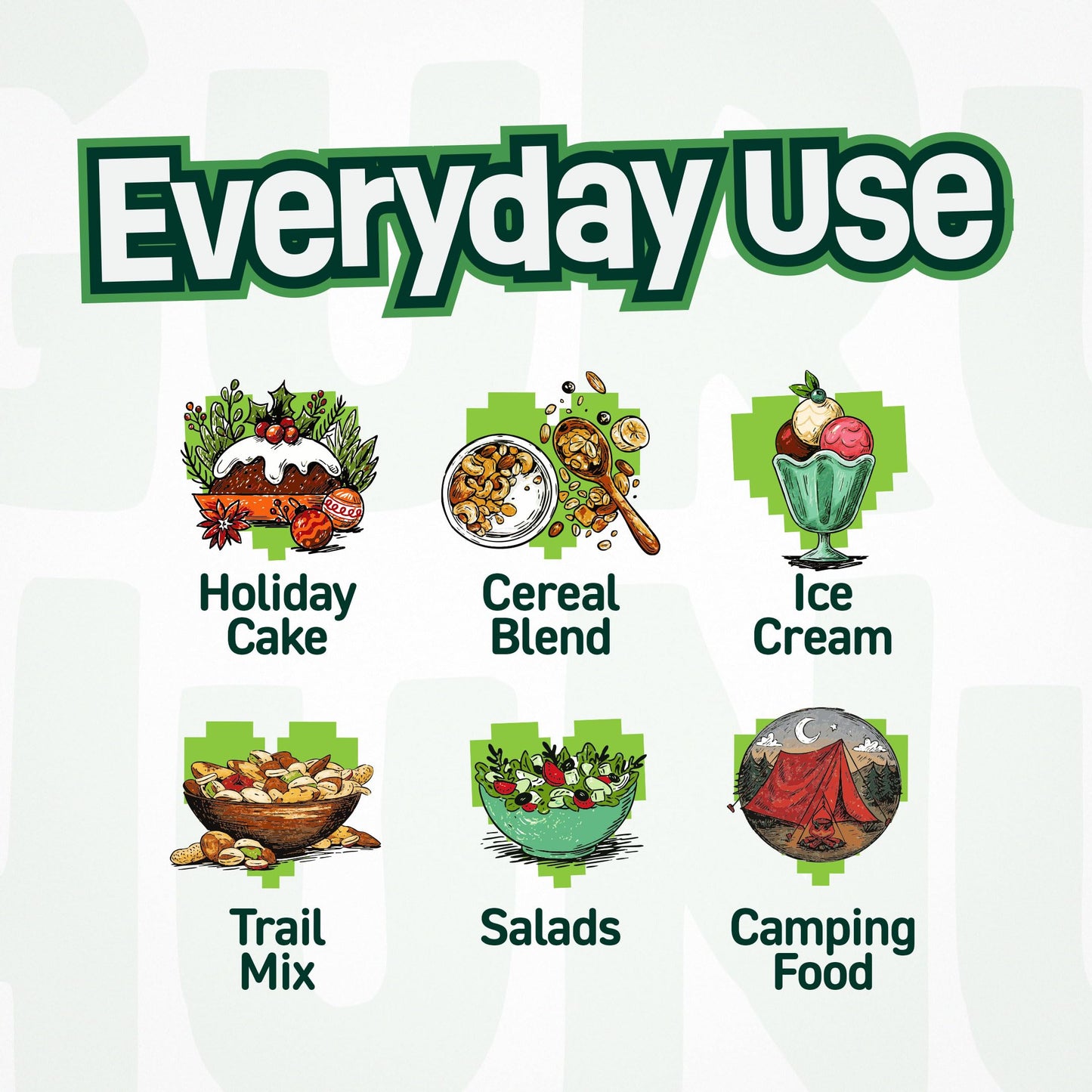 GURU HUNU Dried Fruit Mix, No Sugar Added, 32 Ounce, Chemical Free, Dehydrated Fruit Medley for Snacks and Trail Mix