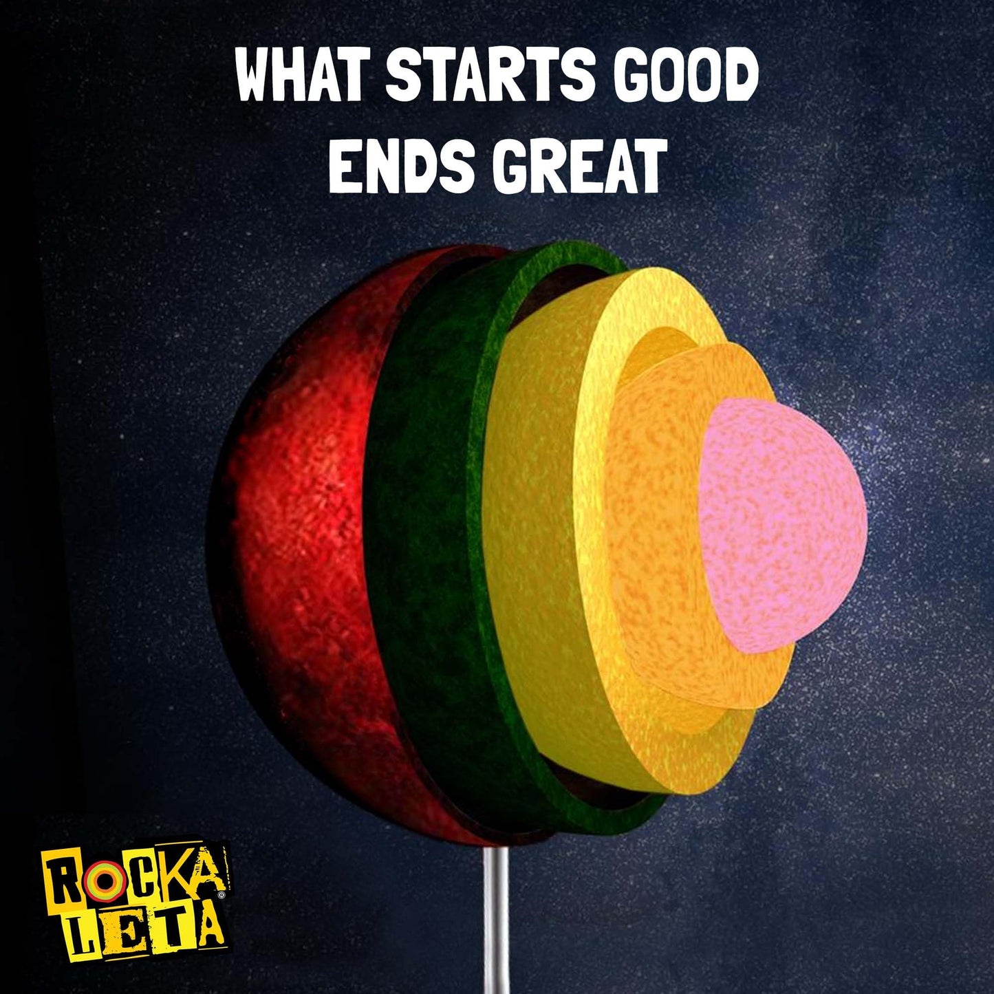 Sonrics Rockaleta Lollipop Chili Layered with Gum Center  Spicy  Sour  Sweet Candy Lollipops  25.3 oz Dispenser Box (Pack of 8)
