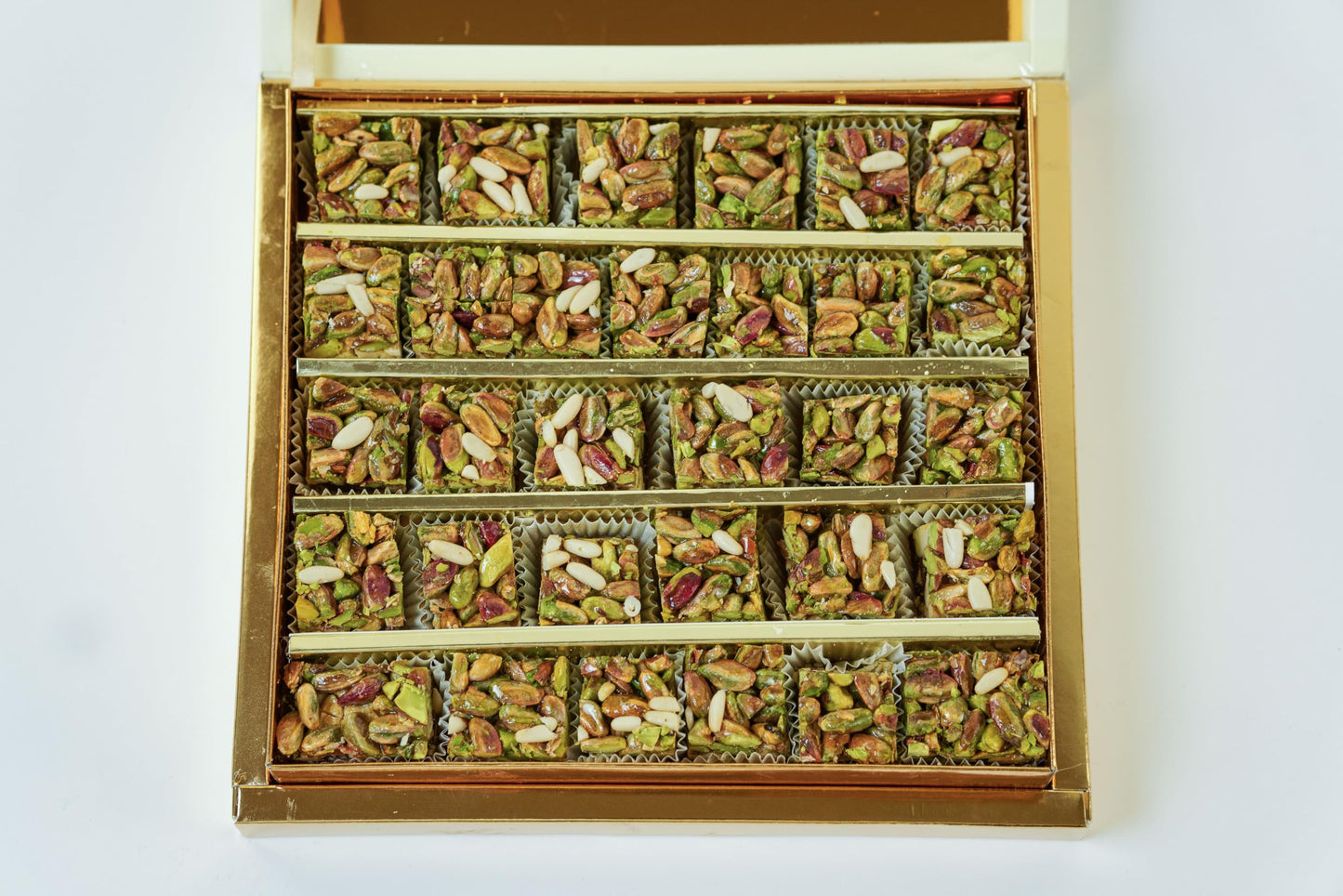 Zaitoune Tamriyah With Nuts Selection - 1.1 Lb | Assorted Luxury Date Cookies With Pistachios, Pine Nuts, & Cashews | Authentic