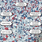 Confect Edible Dessert Sprinkles - Red, White & Navy Blue - Vegan, Gluten-Free - 4.2 Oz