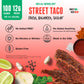 Baja Vida Street Taco Beef Jerky - Sweet And Spicy Beef Jerky Snack Packs, Healthy Jerky, Gluten-Free, All-Natural Beef, No Msg,