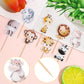 40 Pcs Jungle Animals Cupcake Toppers Elephant Giraffe Lion Hippo Monkey Tiger Zebra Safari Animals Cupcake Picks For Zoo Woodla