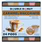 Double Donut Coffee Pods, Caramel Macchiato, Medium Roast, 24 Count, Recyclable for Keurig K Cups