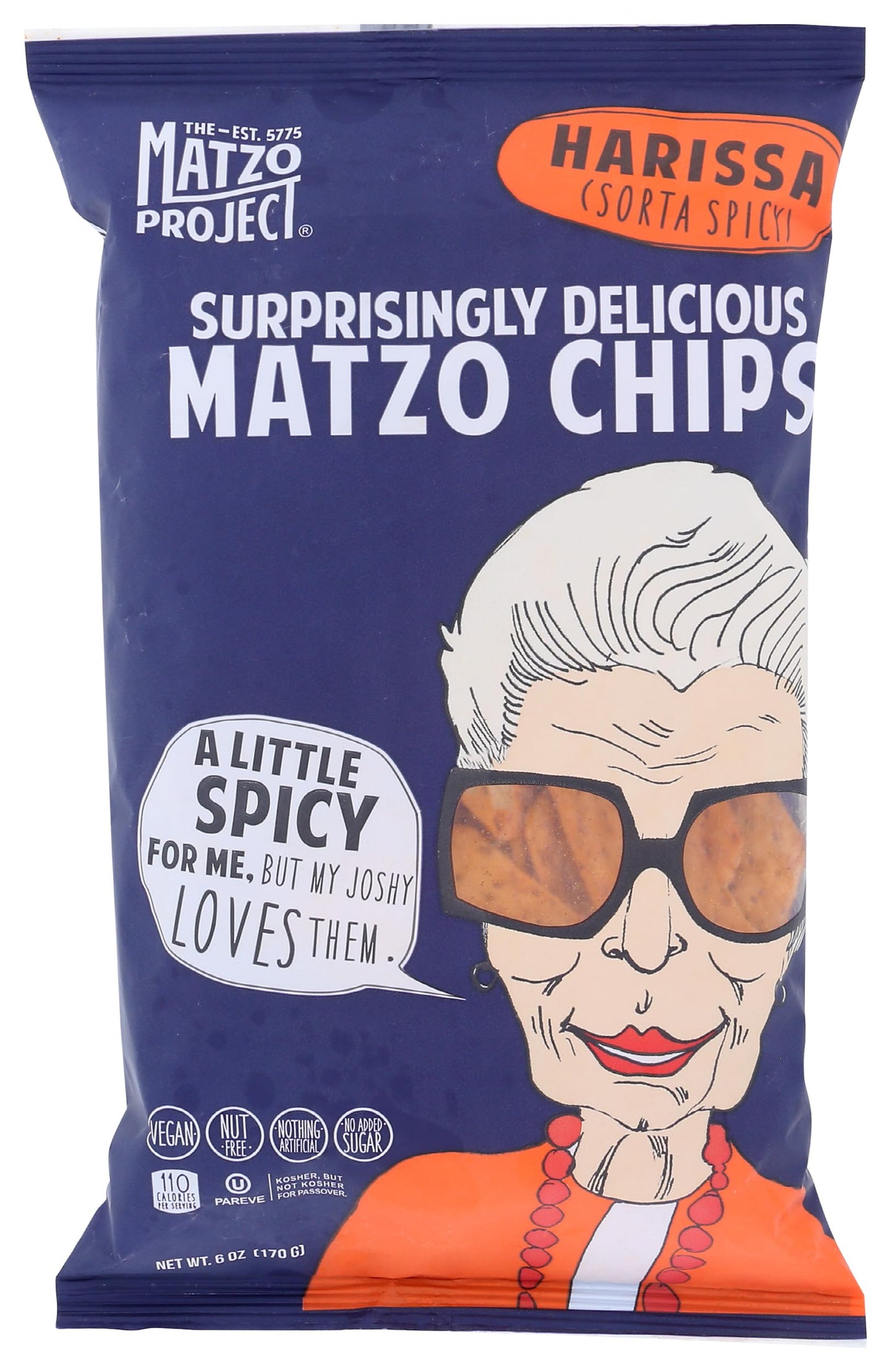 THE MATZO PROJECT Harissa Matzo Chips, 6 OZ