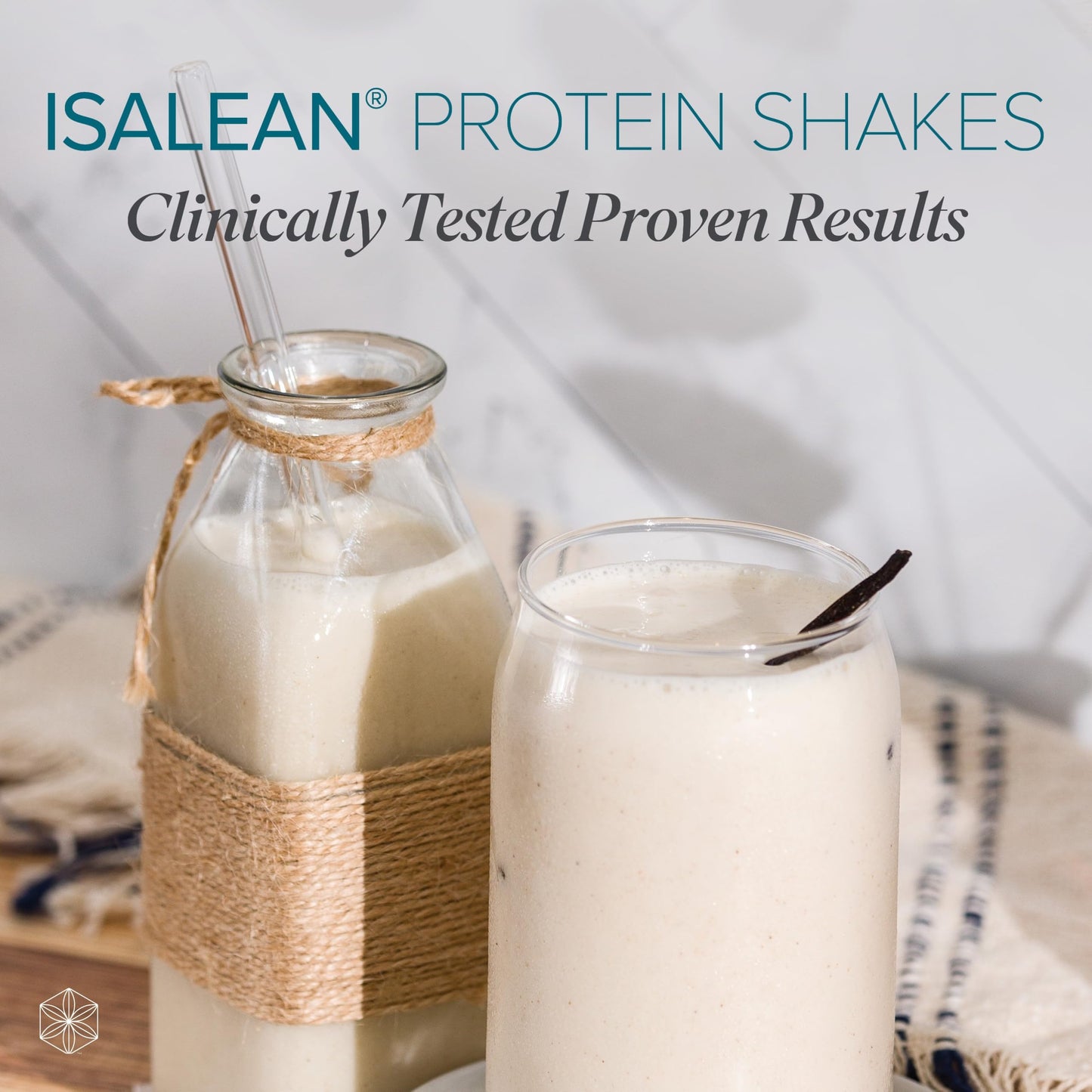 Isagenix IsaLean Protein Shake - 28.6 oz Meal Replacement - Strawberry Cream Flavor - 14 Meals