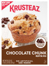 Krusteaz Chocolate Chunk Muffin Mix - No Artificial Flavors/Preservatives - 18.25 OZ Box (Pack of 12)