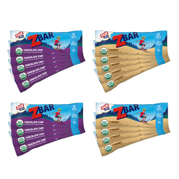 Zbar - Chocolate Chip And S'Mores - Variety Pack - Soft Baked Snack Bars - Non-Gmo - 11G Whole Grains - Usda Organic Granola Bars (18 Pack)