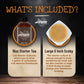 The Kombucha Company Large Kombucha Scoby with 16oz Starter Tea & Brewing Guide - Makes One Gallon at Home