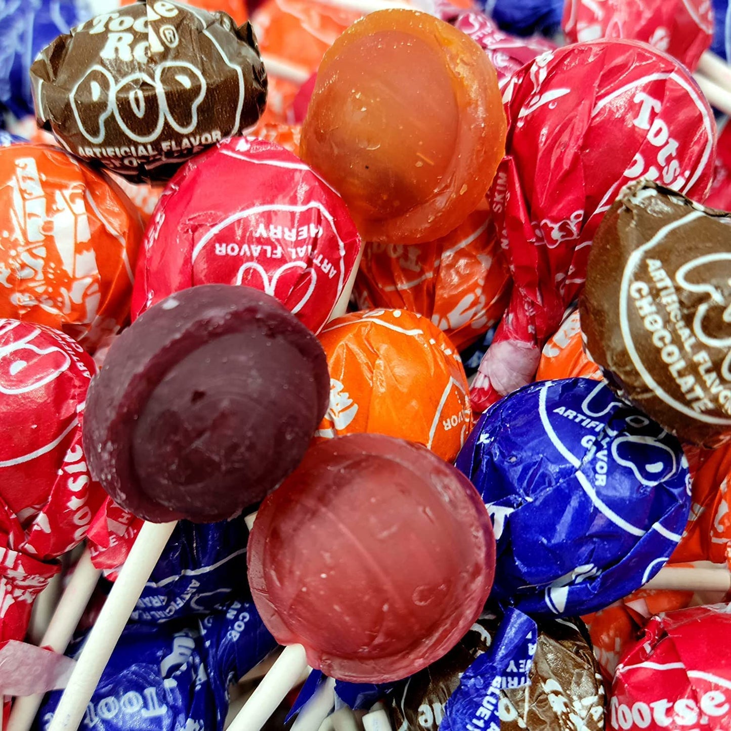 Tootsie Pops - Assorted Flavors - 45 Ct Bag 28.2 Oz - Great Halloween Candy - Cherry, Orange, Strawberry, Grape, And Chocolate F