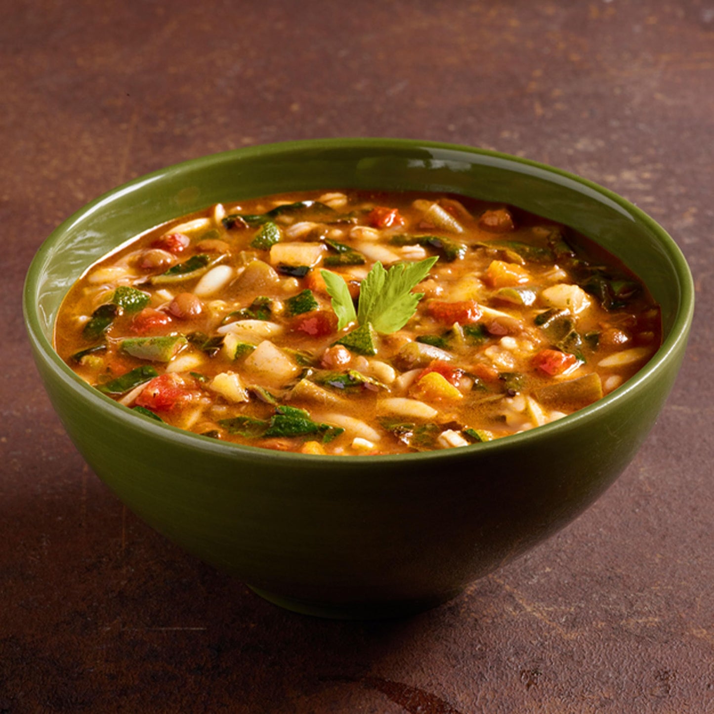Amy'S Soup, Vegan Hearty Minestrone, Made With Organic Vegetables, Lentils, Barley And Pasta In Tomato Broth, Canned Soup, 14.1