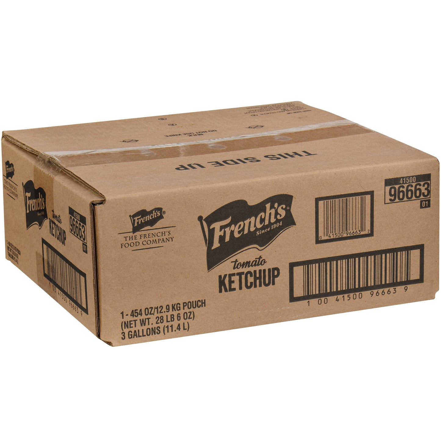 Frenchs Tomato Ketchup Pouch, 3 Gallon Volume Pack, Perfect for Summer Recipes, Made with Fresh Tomatoes