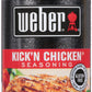Weber Kick'N Chicken Seasoning, 5 Ounce Shaker