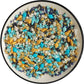 Edible Space Themed Planet Rocket Sugar Sprinkles Spacecraft Dessert galaxy sprinkles Star Cake Cupcake Toppers Pearls cookie de