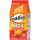 Goldfish Mega Bites, Sharp Cheddar Crackers, 5.9 Oz Bag (Pack of 3)