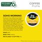 Chock Full o Nuts Soho Morning Coffee, Mild Roast, Compatible with K-Cup Pods, 12 Count (Pack of 6)