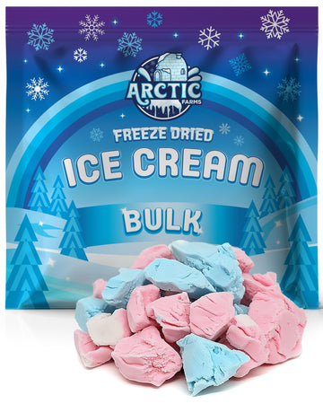 Arctic Farms Freeze Dried Ice Cream Bits Bulk - Does Not Melt (Cotton Candy Mix) (1lb)