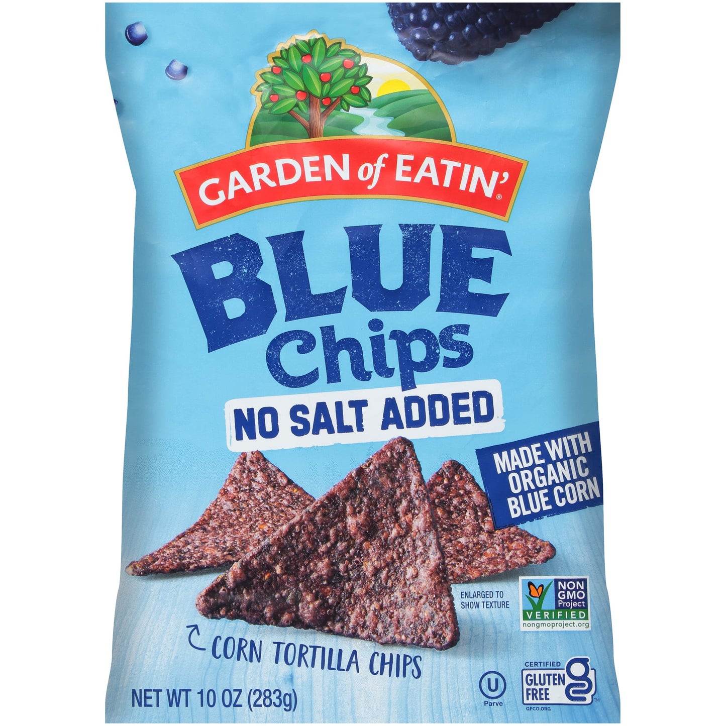 Garden Of Eatin, Chip Blue No Salt, 16 Oz, (Pack Of 12)
