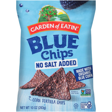 Garden Of Eatin, Chip Blue No Salt, 16 Oz, (Pack Of 12)