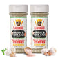 Garlic & Herb Salt Finisher, 2 Bottles By Flavor God - Enhanced All Natural & Healthy Spice & Seasoning Mix Blend For Chicken & Beef - Kosher & Low Sodium - Great Flavor Spices And Seasoning Gift