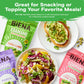 Biena Crispy Roasted Edamame Beans Snack - High Protein Snack for Adults & Kids, 12g-13g Protein per Serving - Made with Avocado
