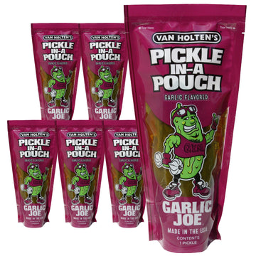 Van Holten's Pickles - Garlic Joe Pickle-In-A-Pouch - 6 Pack