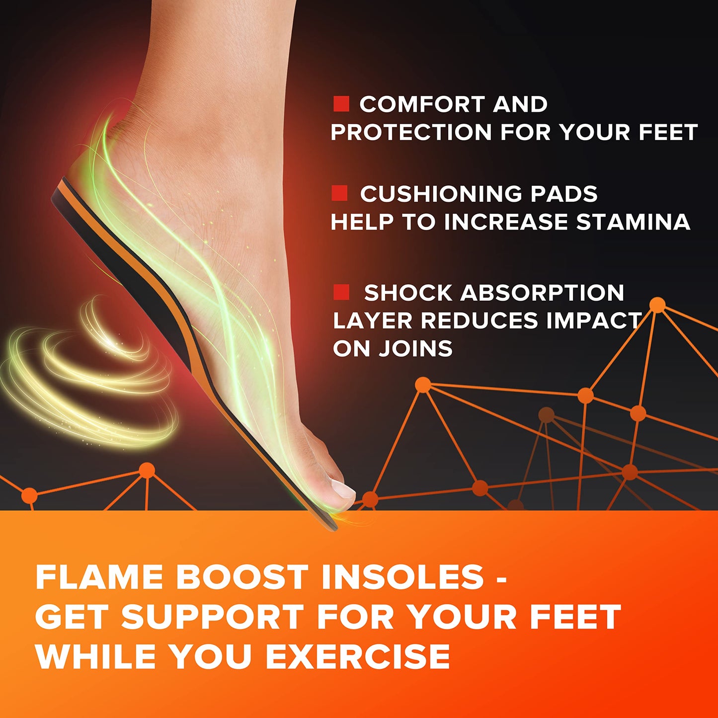 (New 2023) Sport Athletic Shoe Insoles Men Women - Ideal For Active Sports Walking Running Training Hiking Hockey - Extra Shock