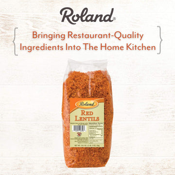 Roland Foods Dried Split Red Lentils, 35.3 Ounce Bag, Pack Of 2
