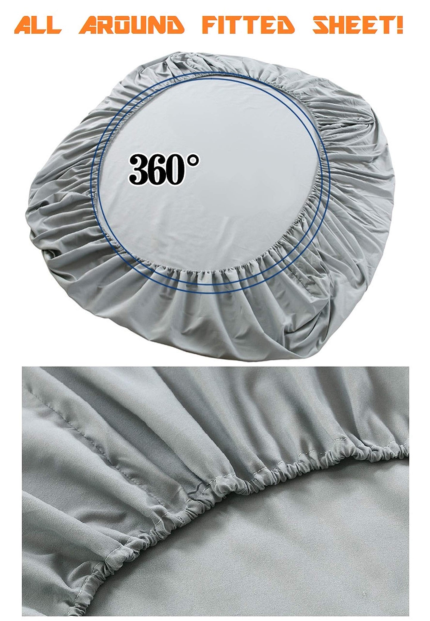 Elegant Comfort Luxury Soft Bed Sheets Chevron Pattern 1500 Thread Count Percale Egyptian Quality Softness Wrinkle And Fade Resi