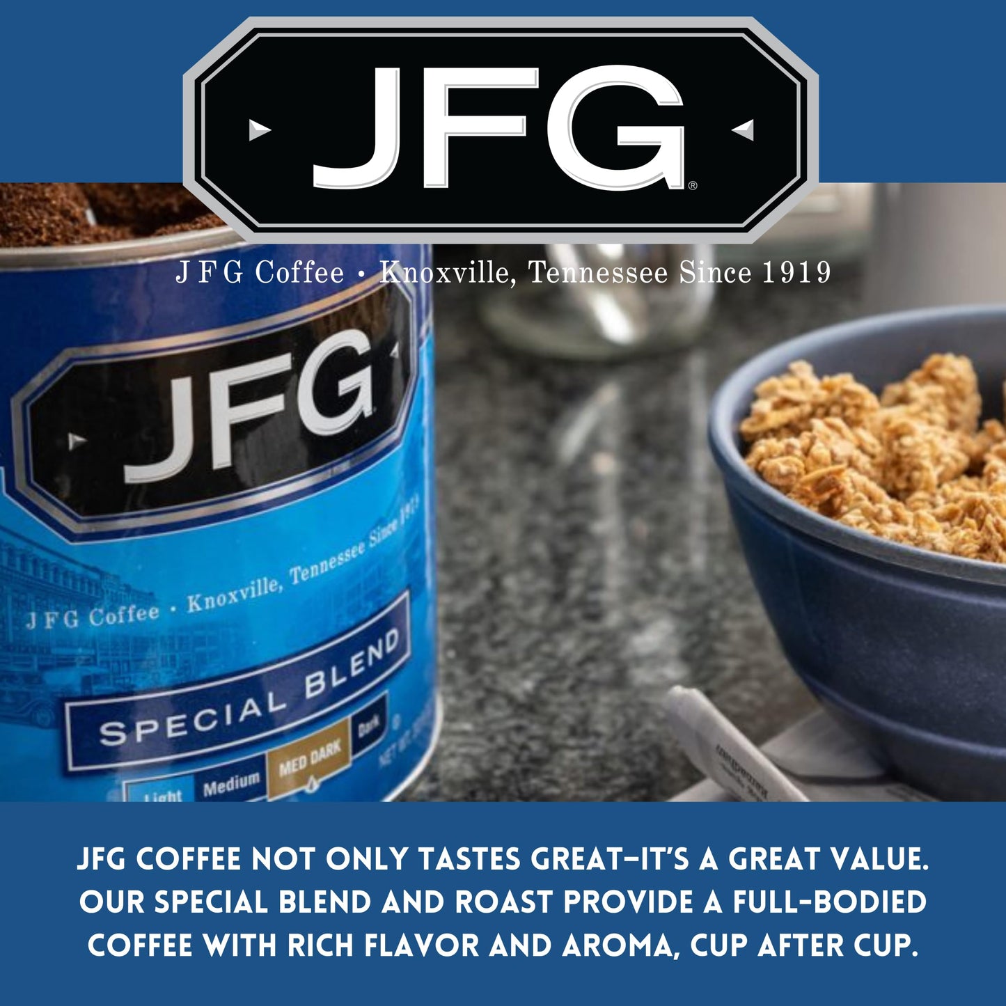Jfg Special Blend Instant Coffee, 8Oz Jar (Pack Of 6)