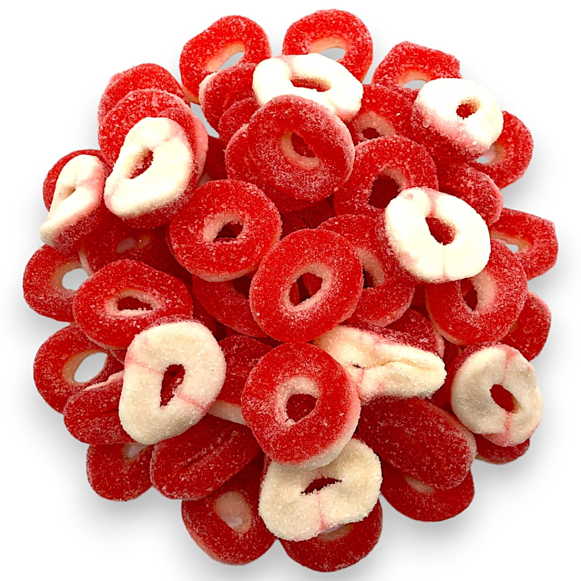 Enhanced Strawberry Rings -1.5 Lbs Delicious Strawberry Flavor Soft Sweet Gummy Rings In Resealable Bag, Perfect For Snacks, Parties And Gifts - Indulgent Strawberry Gummy Rings For Sweet Tooth Cravings For Kids And Mature-Themeds(24 Oz)