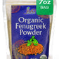 Jiva Organics Organic Fenugreek Powder 7Oz Bag - Gluten Free, Non-Gmo, Methi Powder, Pure, Raw & Natural - Great As A Spice Or Even For Hair Growth - Product Of India