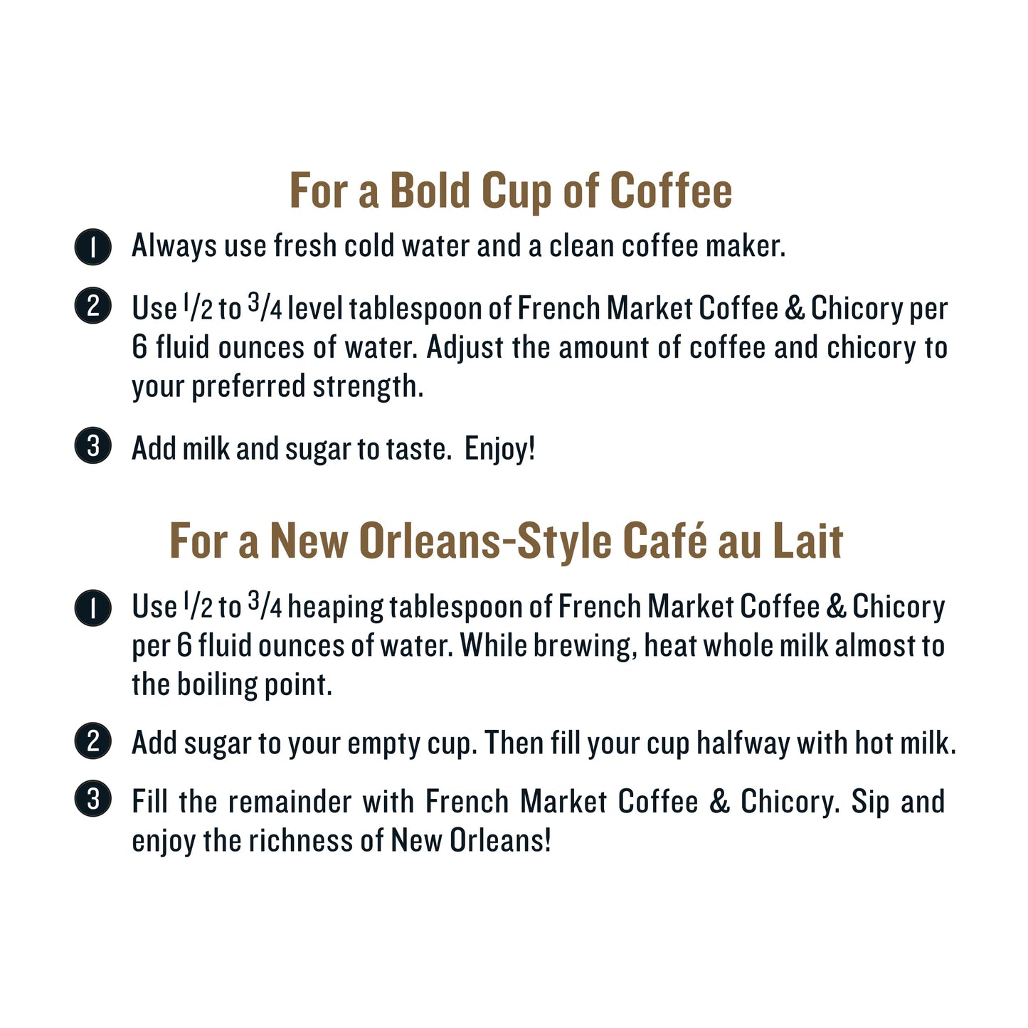 French Market Coffee, Coffee & Chicory Restaurant Blend, Medium-Dark Roast Ground Coffee, 12-Ounce Metal Can