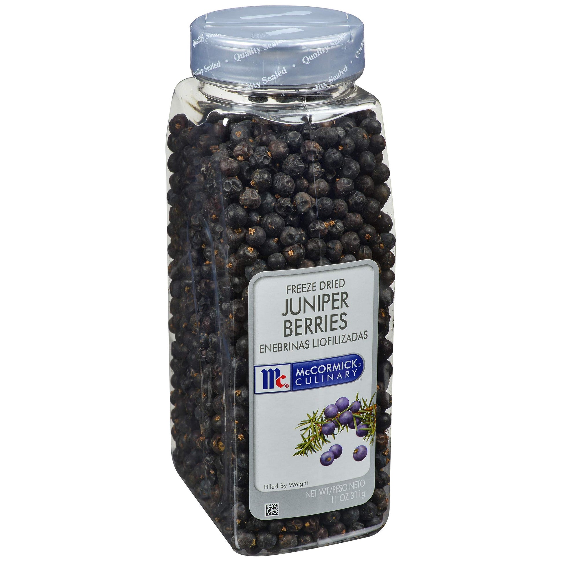McCormick Culinary Freeze Dried Juniper Berries, 11 Ounce Container, Ideal for Cooking and Baking
