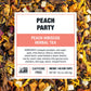 Tiesta Tea - Peach Party | Peach Hibiscus Herbal Tea | Premium Loose Leaf Tea Blend | Non-Caffeinated Fruit Tea | Make Hot Or Iced & Up To 25 Cups | Made W/Natural Ingredients - 2Oz Resealable Pouch