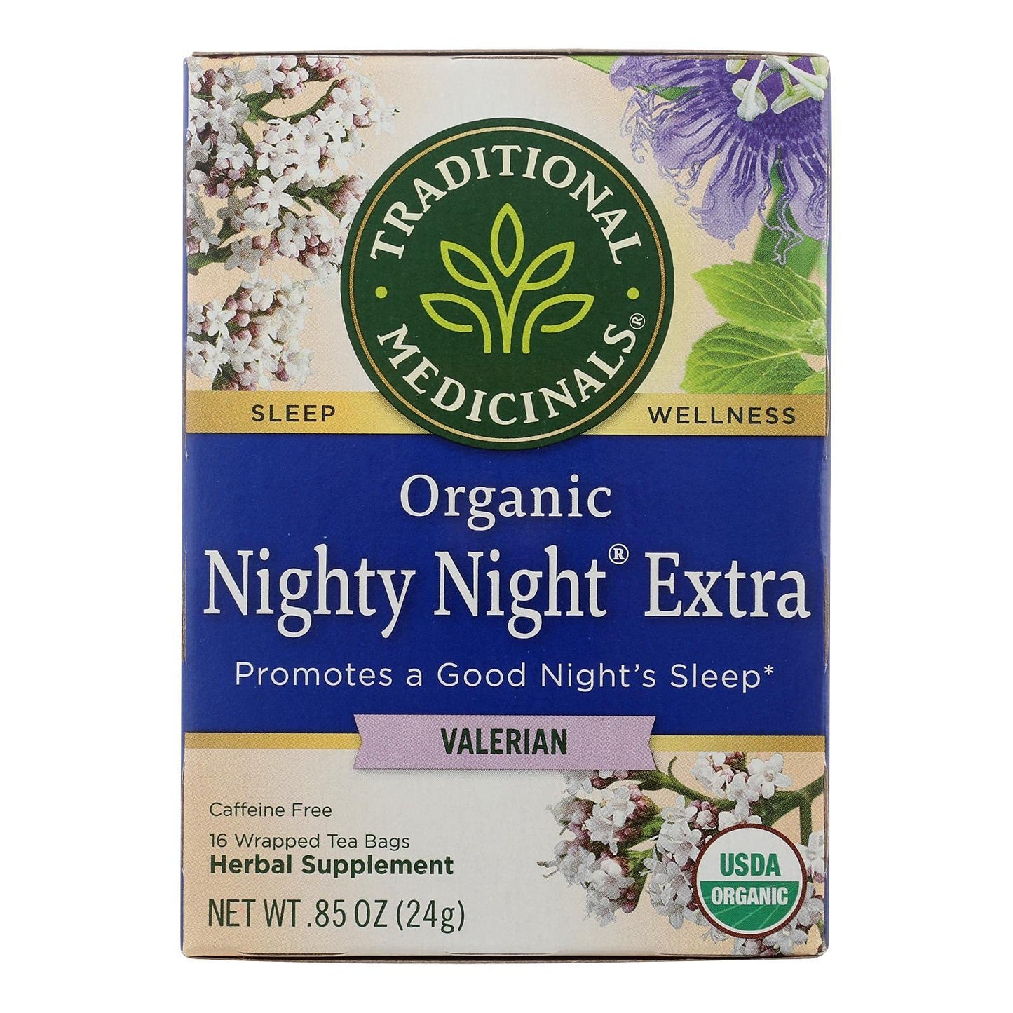 Traditional Medicinals Nighty Night Valerian(Pack - 6)