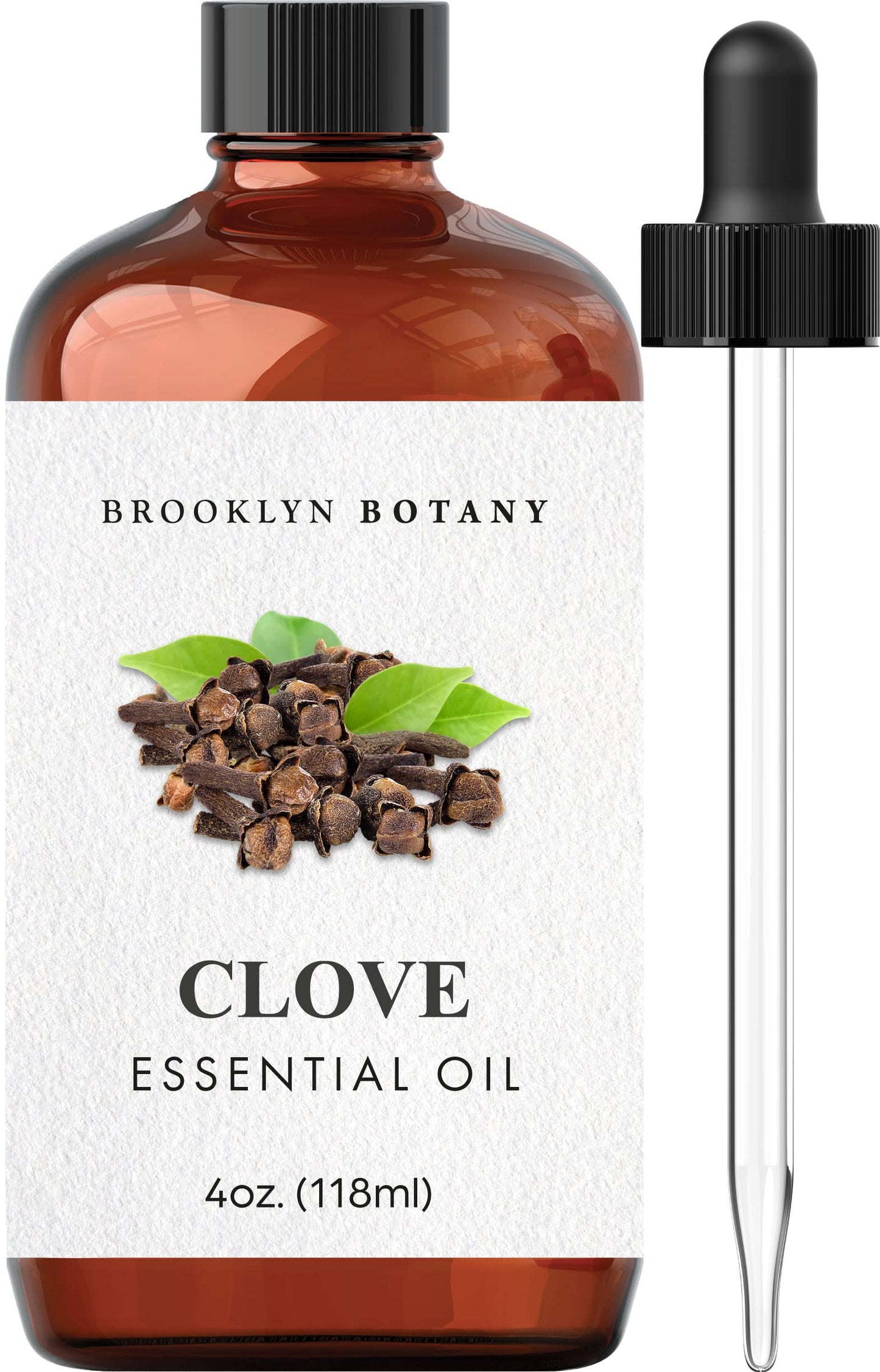 Brooklyn Botany Clove Essential Oil - 100% Pure And Natural - Therapeutic Grade Essential Oil With Dropper - Clove Oil For Aroma