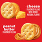 Ritz Peanut Butter Sandwich Cracker Snacks And Cheese Sandwich Crackers, Snack Crackers Variety Pack, 32 Snack Packs (6 Crackers