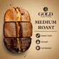 GOLD COFFEE COMPANY Kanaloa Blend Medium Roast Whole Bean Coffee Pack of 4 - 16 Ounce