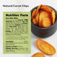 NUTS - U.S. Carrot Chips, Sea-Salted, 40 Ounce (Pack of 1), No Color Added, No Sugar Added, Natural and Healthy Snack
